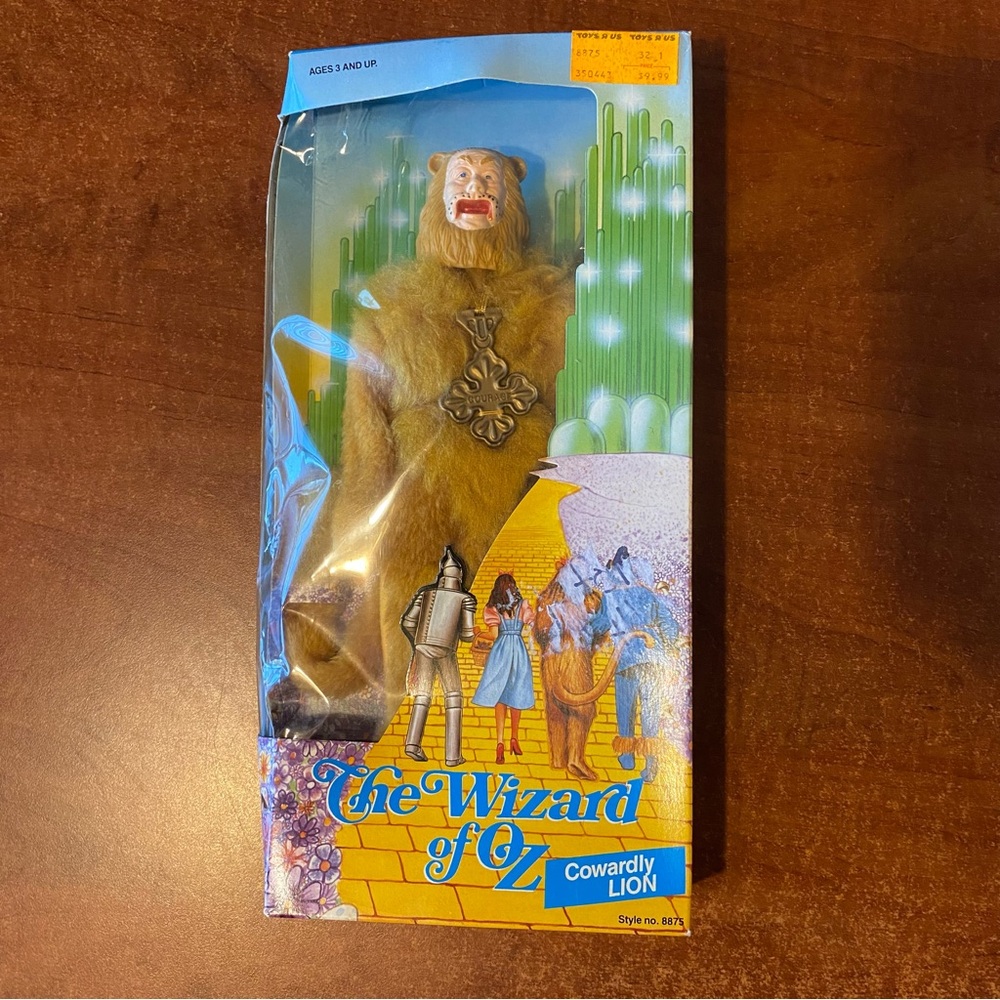 Cowardly Lion Vintage Wizard Of Oz 12" Doll New 1988 50th Anniversary